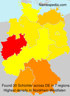 Surname Schichler in Germany Surname Schichler in Germany