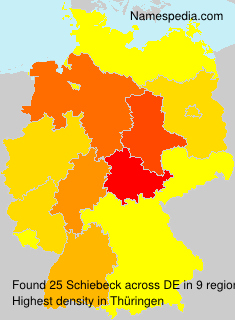 Surname Schiebeck in Germany Surname Schiebeck in Germany