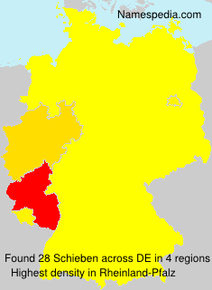 Surname Schieben in Germany Surname Schieben in Germany