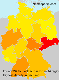 Surname Schieck in Germany Surname Schieck in Germany