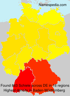 Surname Schiele in Germany Surname Schiele in Germany