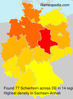 Surname Schierhorn in Germany Surname Schierhorn in Germany