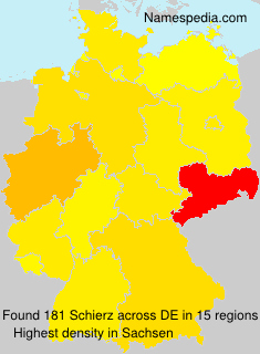 Surname Schierz in Germany Surname Schierz in Germany