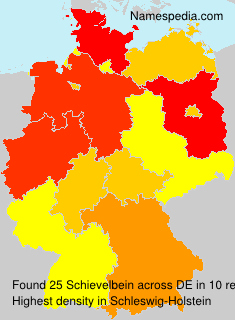 Surname Schievelbein in Germany Surname Schievelbein in Germany