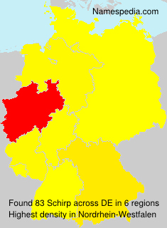 Surname Schirp in Germany Surname Schirp in Germany