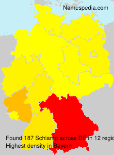 Surname Schlamp in Germany Surname Schlamp in Germany