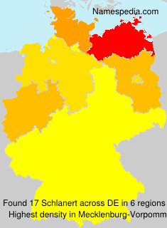 Surname Schlanert in Germany Surname Schlanert in Germany