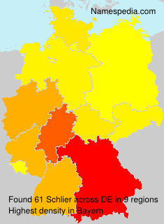Surname Schlier in Germany Surname Schlier in Germany