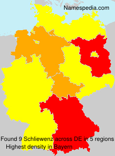 Surname Schliewenz in Germany Surname Schliewenz in Germany