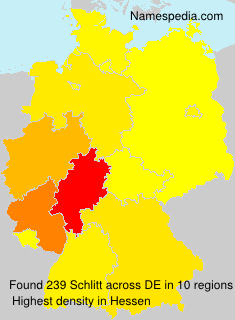 Surname Schlitt in Germany Surname Schlitt in Germany