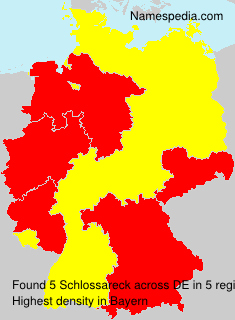 Surname Schlossareck in Germany Surname Schlossareck in Germany