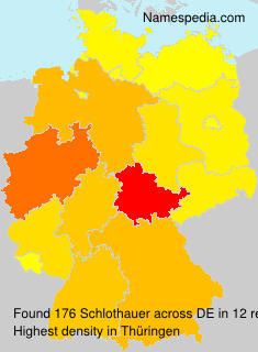 Surname Schlothauer in Germany Surname Schlothauer in Germany