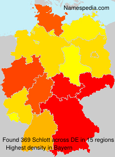 Surname Schlott in Germany Surname Schlott in Germany