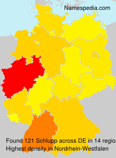 Surname Schlupp in Germany Surname Schlupp in Germany