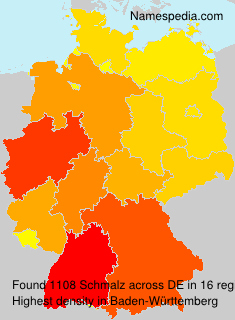 Surname Schmalz in Germany Surname Schmalz in Germany