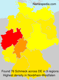 Surname Schmeck in Germany Surname Schmeck in Germany