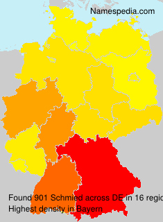 Surname Schmied in Germany Surname Schmied in Germany