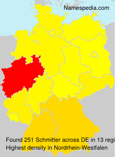 Surname Schmitter in Germany Surname Schmitter in Germany