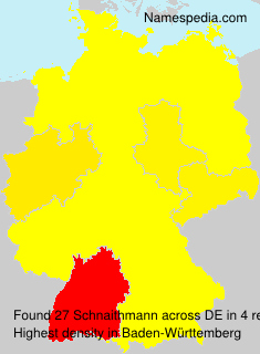 Surname Schnaithmann in Germany Surname Schnaithmann in Germany