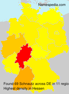 Surname Schnautz in Germany