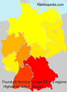 Surname Schnirch in Germany Surname Schnirch in Germany