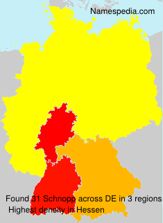Surname Schnopp in Germany Surname Schnopp in Germany