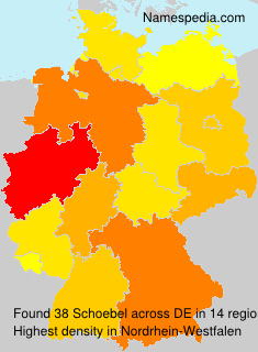 Surname Schoebel in Germany Surname Schoebel in Germany