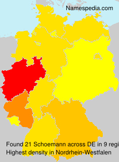 Surname Schoemann in Germany Surname Schoemann in Germany