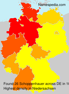 Surname Schoppenhauer in Germany Surname Schoppenhauer in Germany