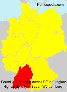 Surname Schorpp in Germany Surname Schorpp in Germany