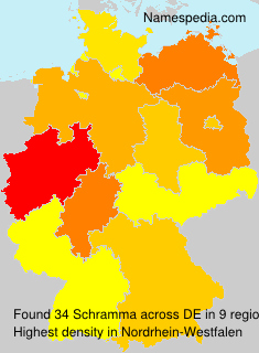 Surname Schramma in Germany Surname Schramma in Germany