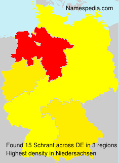 Surname Schrant in Germany Surname Schrant in Germany