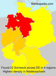 Surname Schreeck in Germany Surname Schreeck in Germany