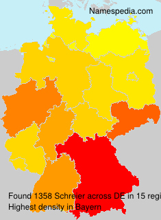 Surname Schreier in Germany Surname Schreier in Germany