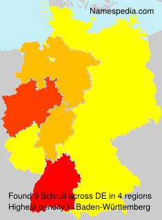 Surname Schrull in Germany Surname Schrull in Germany