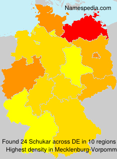 Surname Schukar in Germany Surname Schukar in Germany
