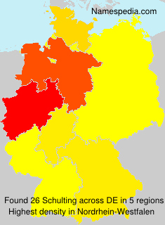 Surname Schulting in Germany Surname Schulting in Germany