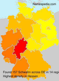 Surname Schwahn in Germany Surname Schwahn in Germany
