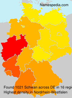 Surname Schwan in Germany Surname Schwan in Germany