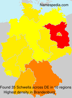 Surname Schwella in Germany Surname Schwella in Germany