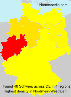 Surname Schwers in Germany