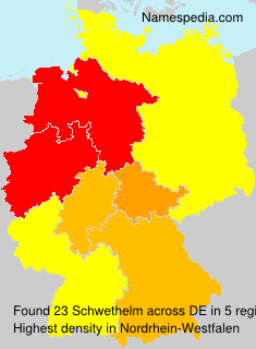 Surname Schwethelm in Germany Surname Schwethelm in Germany