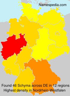 Surname Schyma in Germany Surname Schyma in Germany