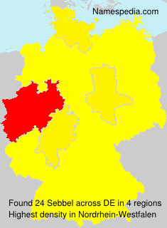 Surname Sebbel in Germany Surname Sebbel in Germany