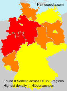 Surname Sedello in Germany Surname Sedello in Germany