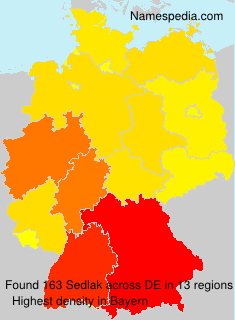 Surname Sedlak in Germany Surname Sedlak in Germany