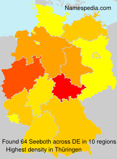 Surname Seeboth in Germany Surname Seeboth in Germany