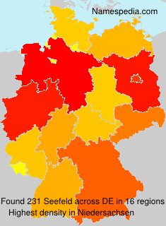 Surname Seefeld in Germany Surname Seefeld in Germany