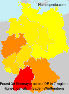 Surname Seemayer in Germany Surname Seemayer in Germany