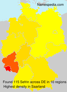 Surname Sefrin in Germany Surname Sefrin in Germany